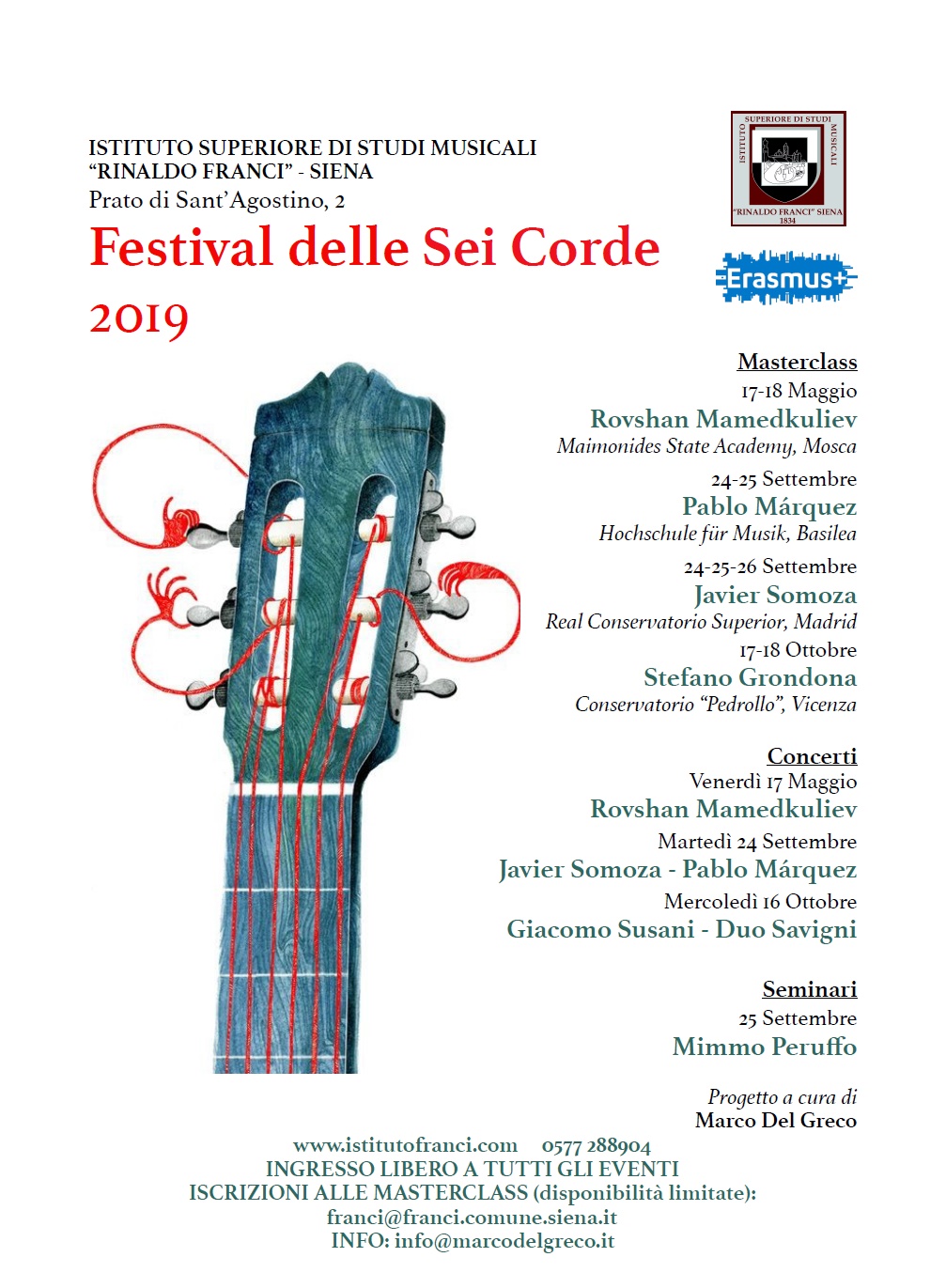 Locandina Festival 6 Corde  Sett-Ott2019
